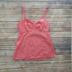 Patagonia Pink Fitted Tank Hemp/Cotton Blend |Sz 6